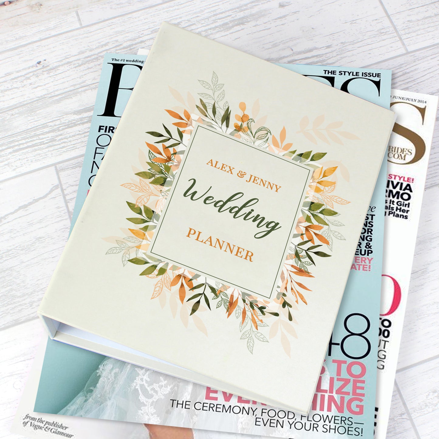 Personalised Autumnal Wedding Planner