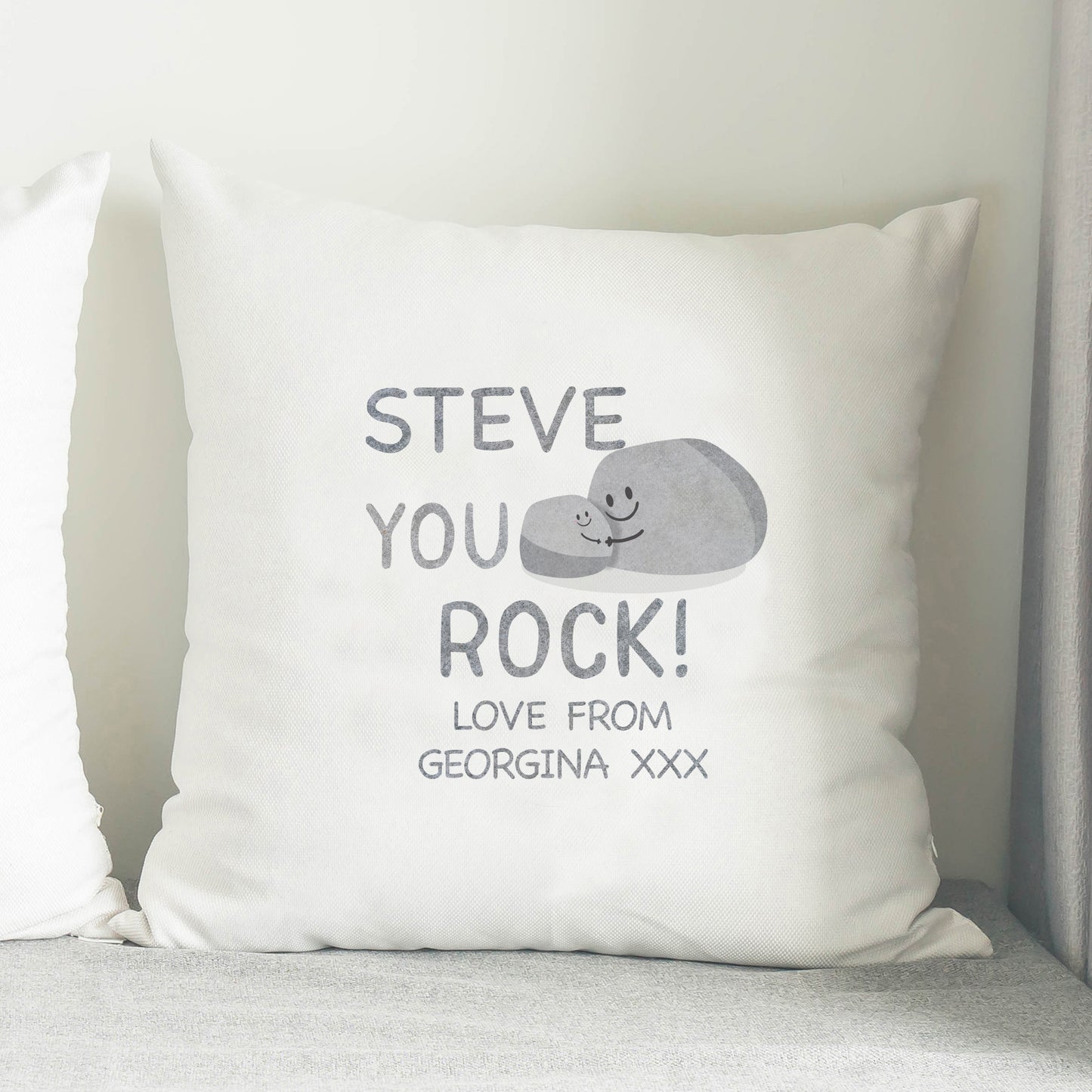 Personalised You Rock Cushion