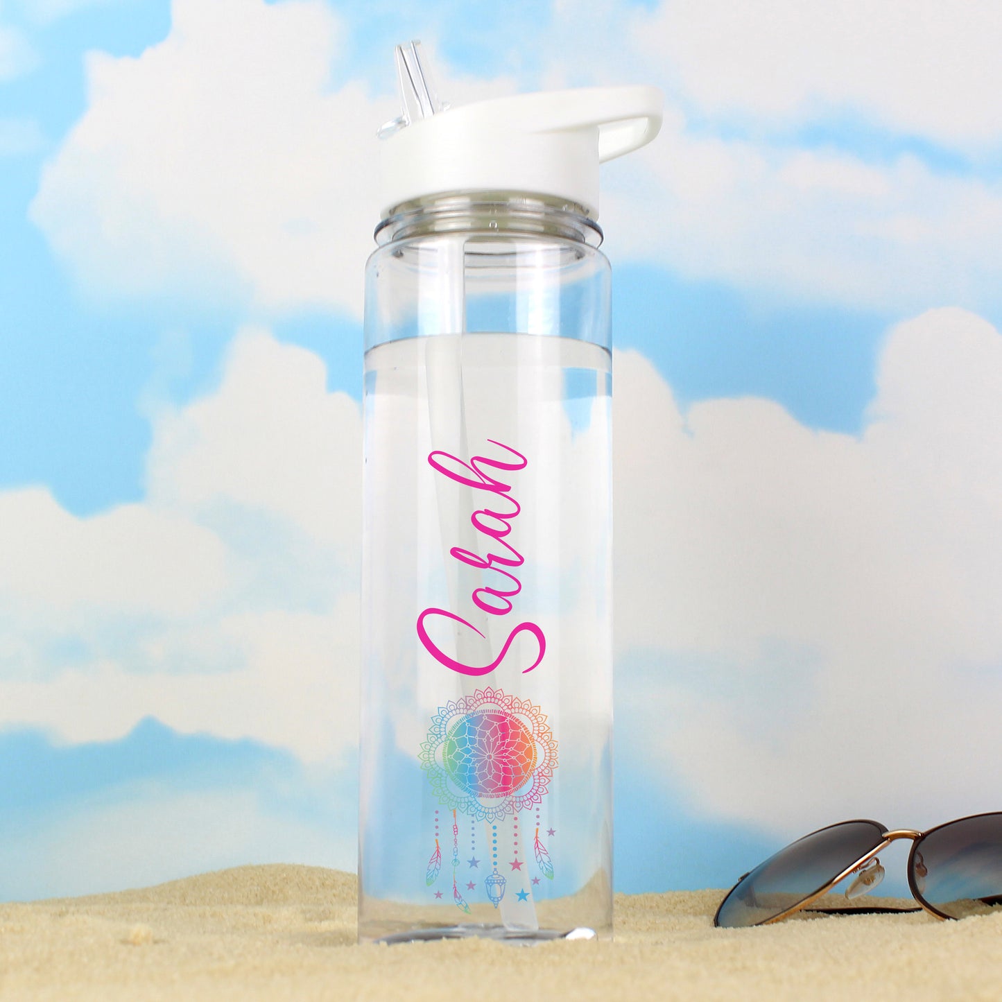 Personalised Dream Catcher Name Only Water Bottle