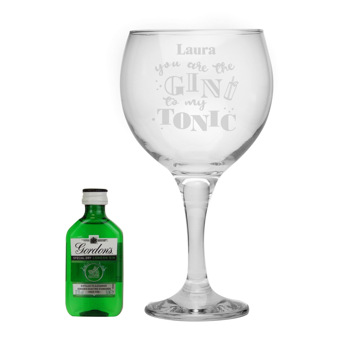 Personalised Gin To My Tonic Gin Set