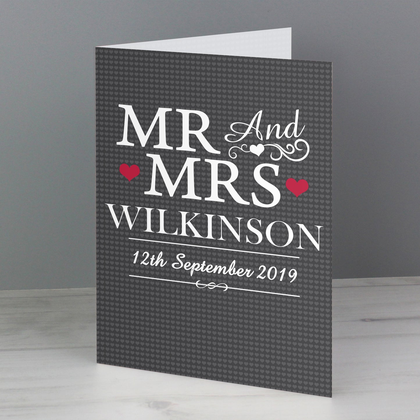 Personalised Mr & Mrs Card