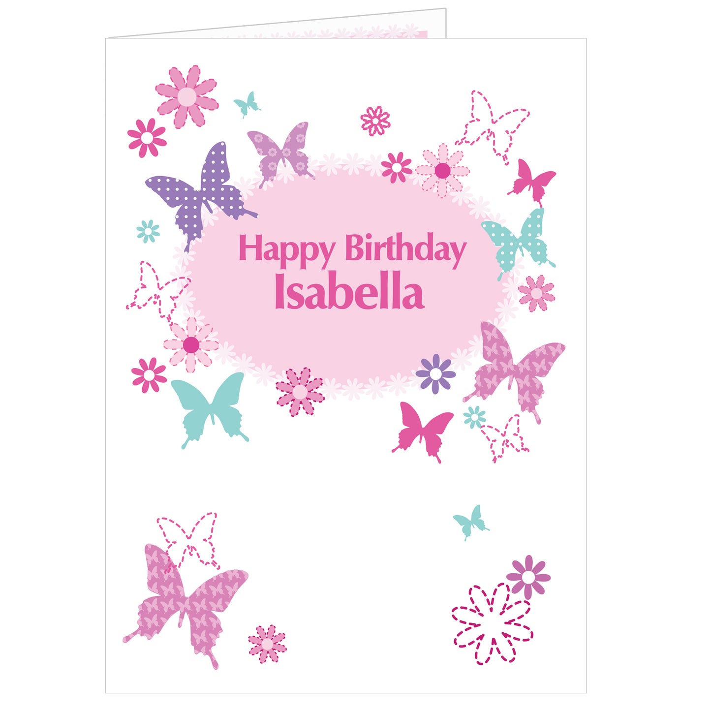 Personalised Butterfly Card