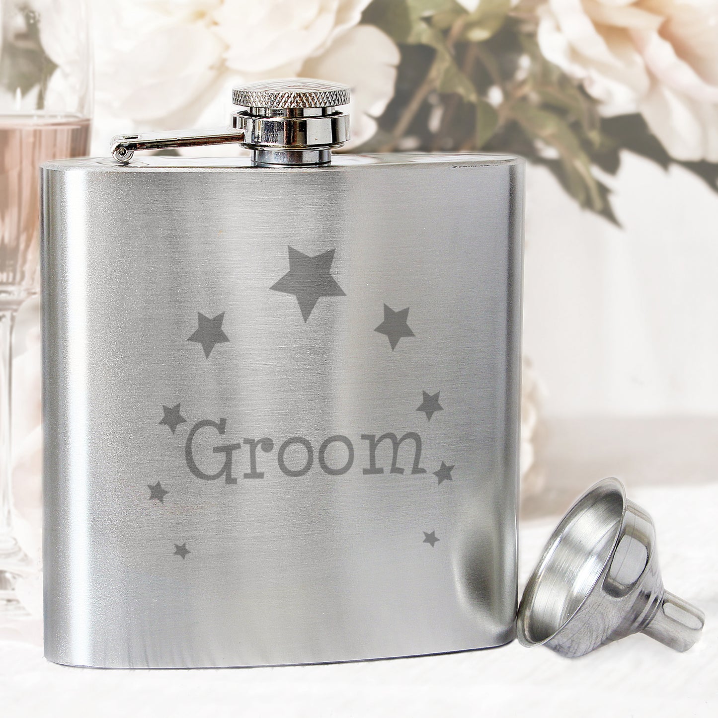 Groom Hip Flask