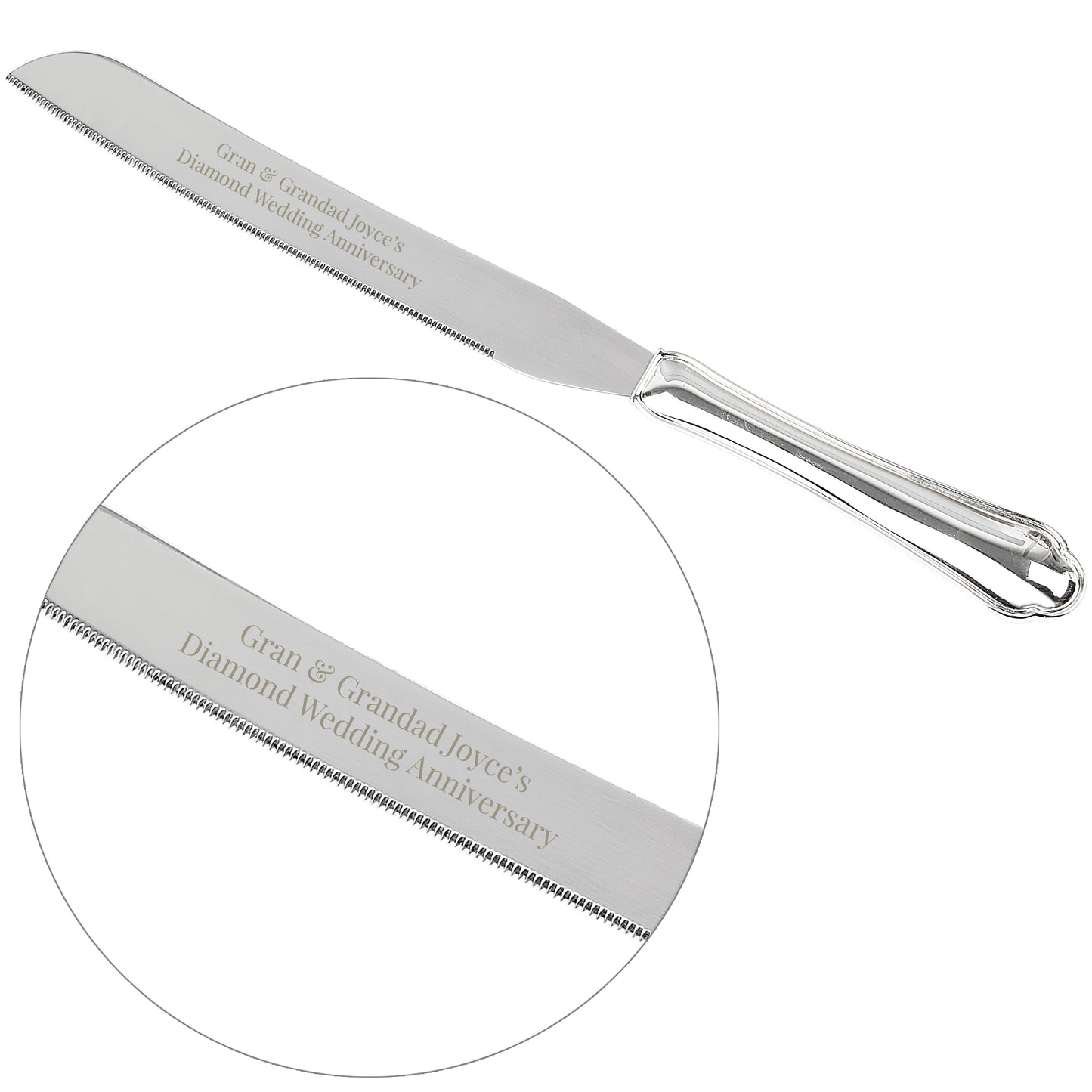 Personalised Modern Cake Knife