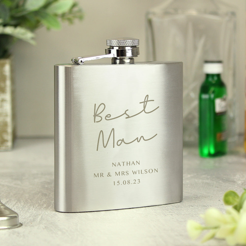 Personalised Any Message Hip Flask