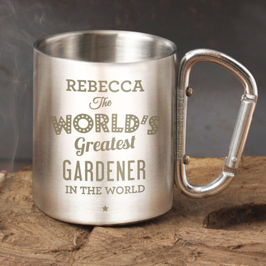 Personalised 'The World's Greatest' Stainless Steel Mug