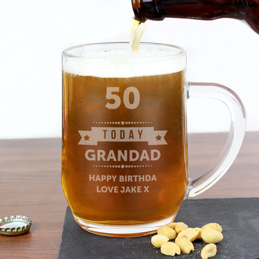 Personalised Birthday Star Tankard