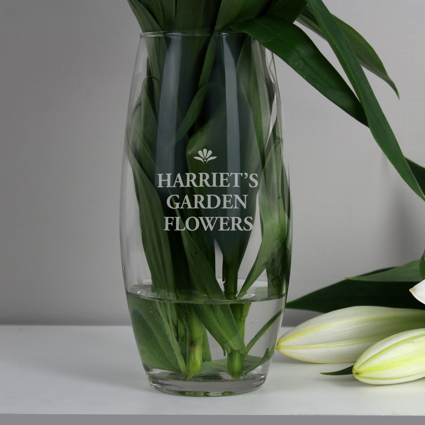 Personalised Bold Font Bullet Vase