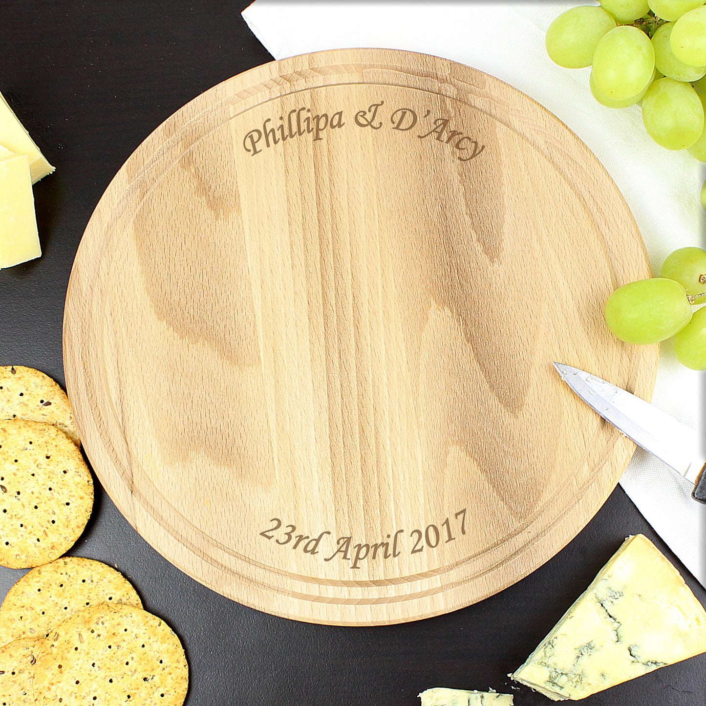 Personalised Round Chopping Board