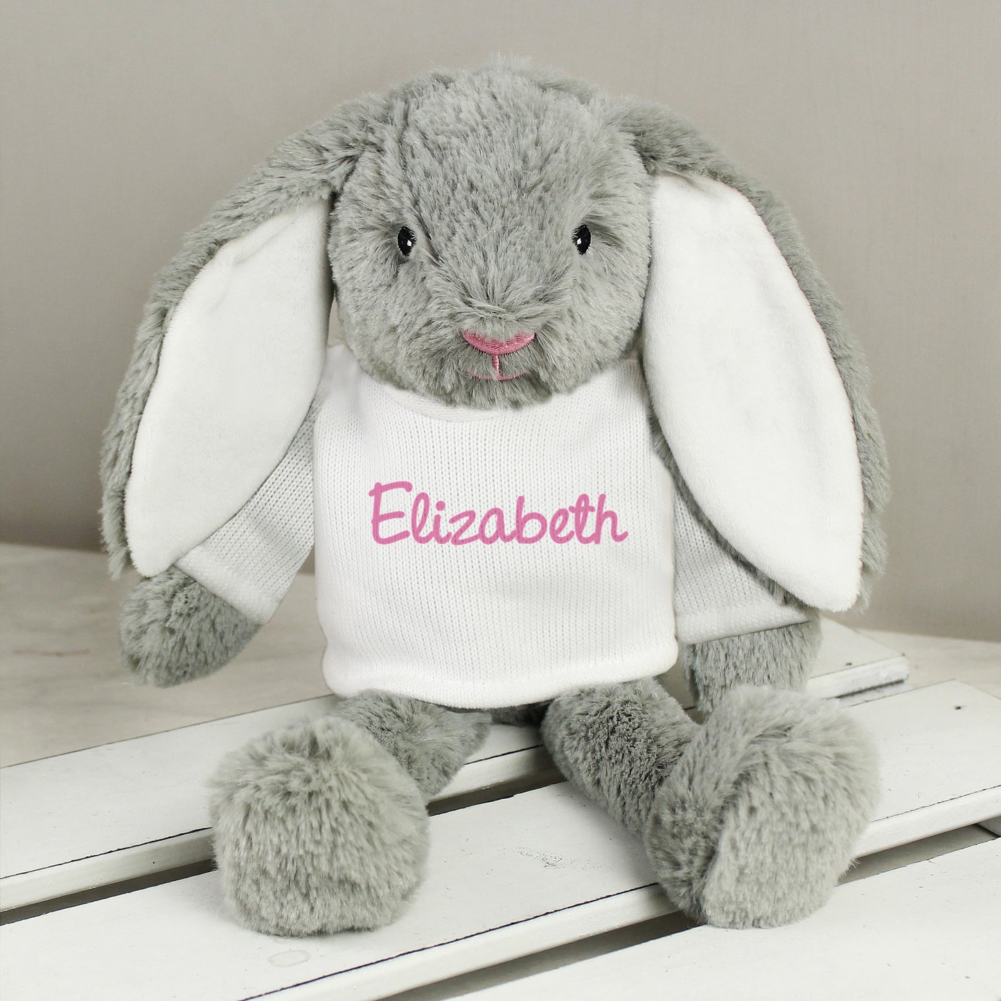 Personalised Name Only Bunny Rabbit - Pink