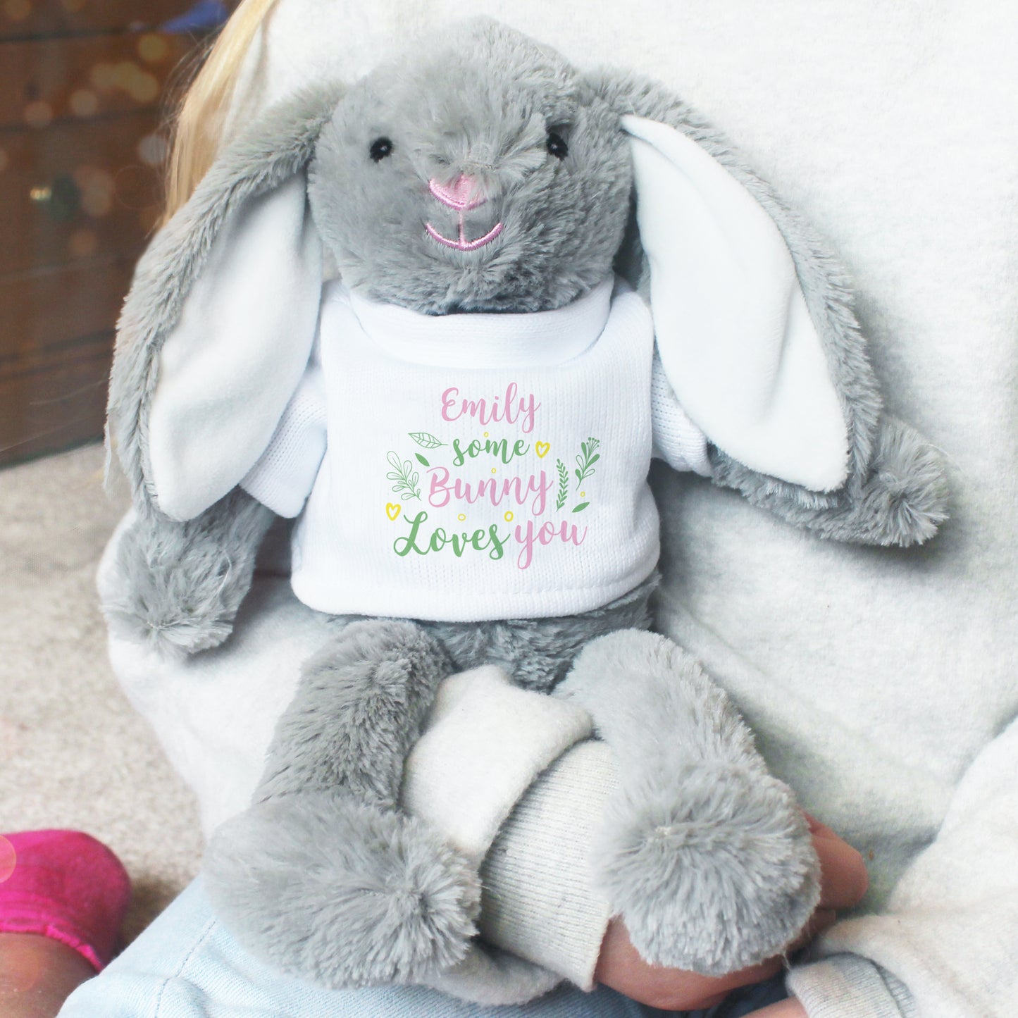 Personalised Some Bunny Loves You Bunny Rabbit