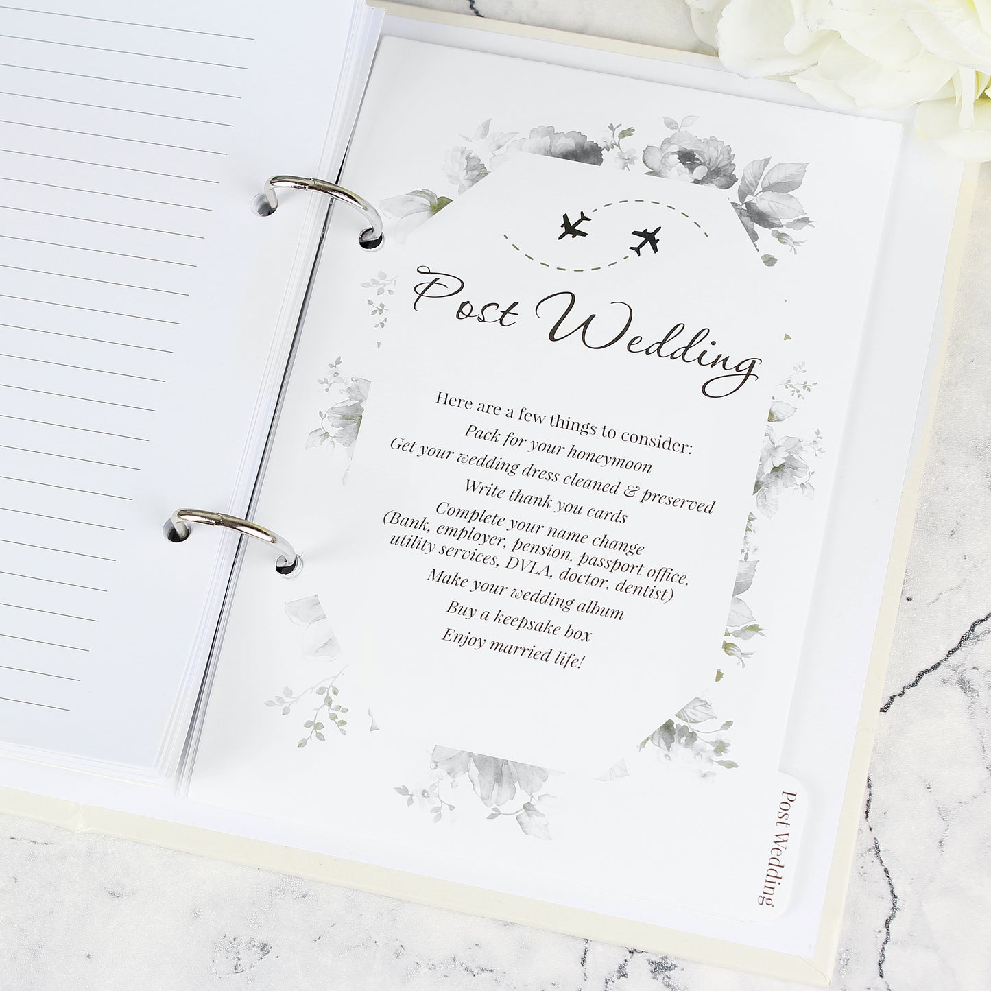 Personalised Botanical Wedding Planner