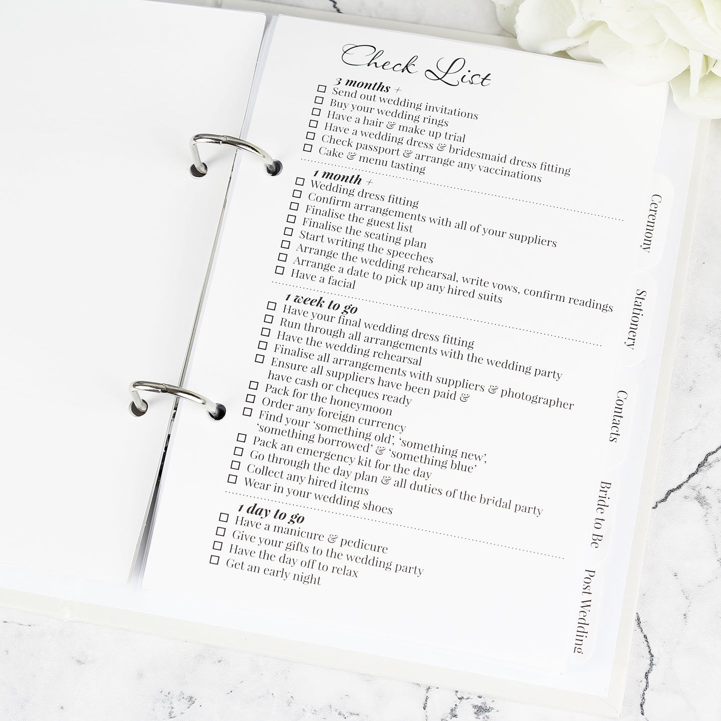 Personalised Botanical Wedding Planner