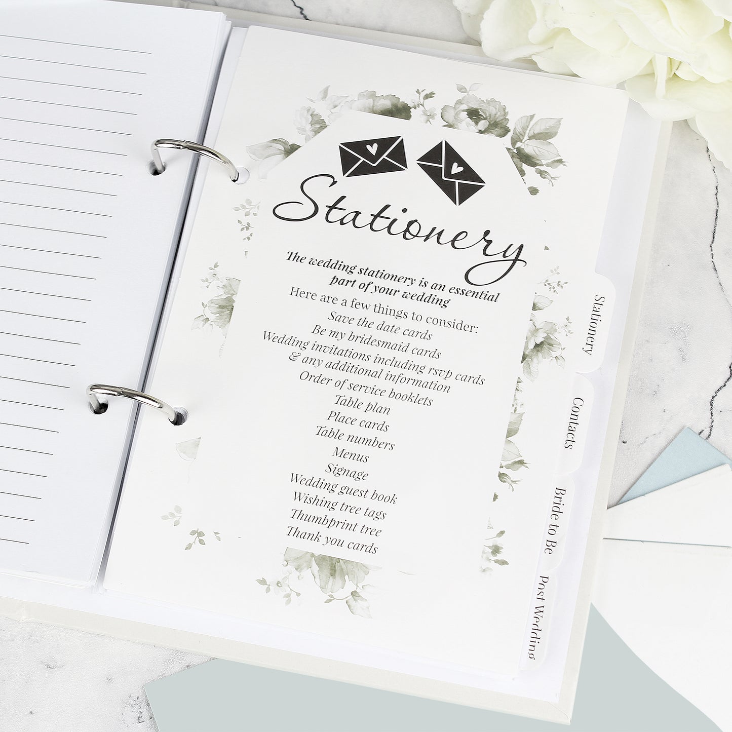 Personalised Botanical Wedding Planner