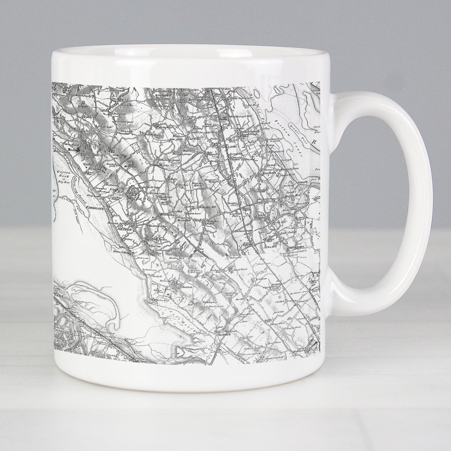 Personalised 1805 - 1874 Old Series Map Mug