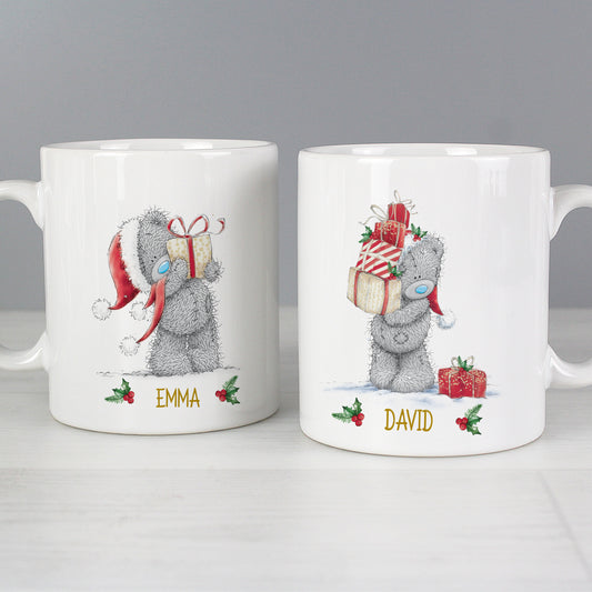 Personalised Me to You Christmas Couple's Mug Set