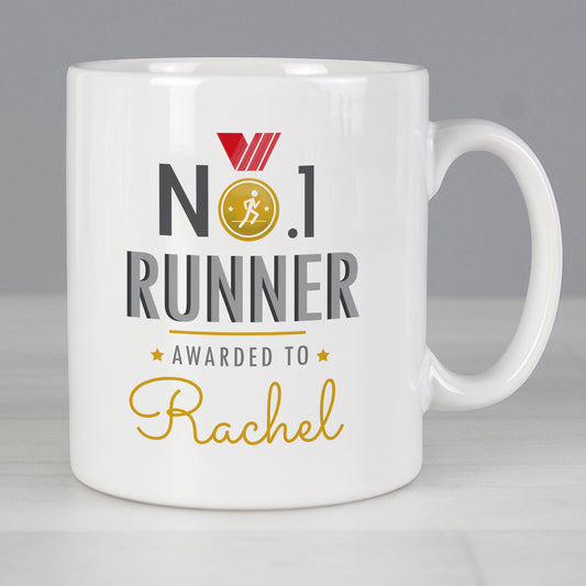 Personalised No.1 Runner Mug