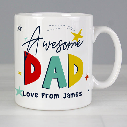 Personalised Awesome Dad Mug