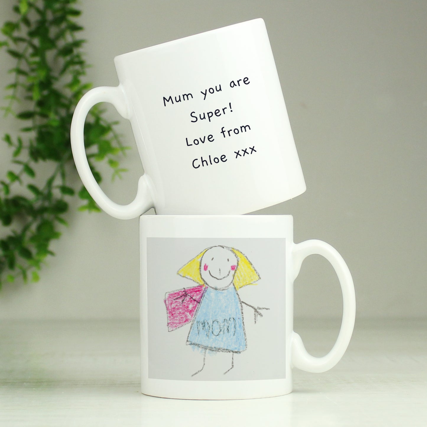 Personalised Childrens Drawing Photo Upload Mug